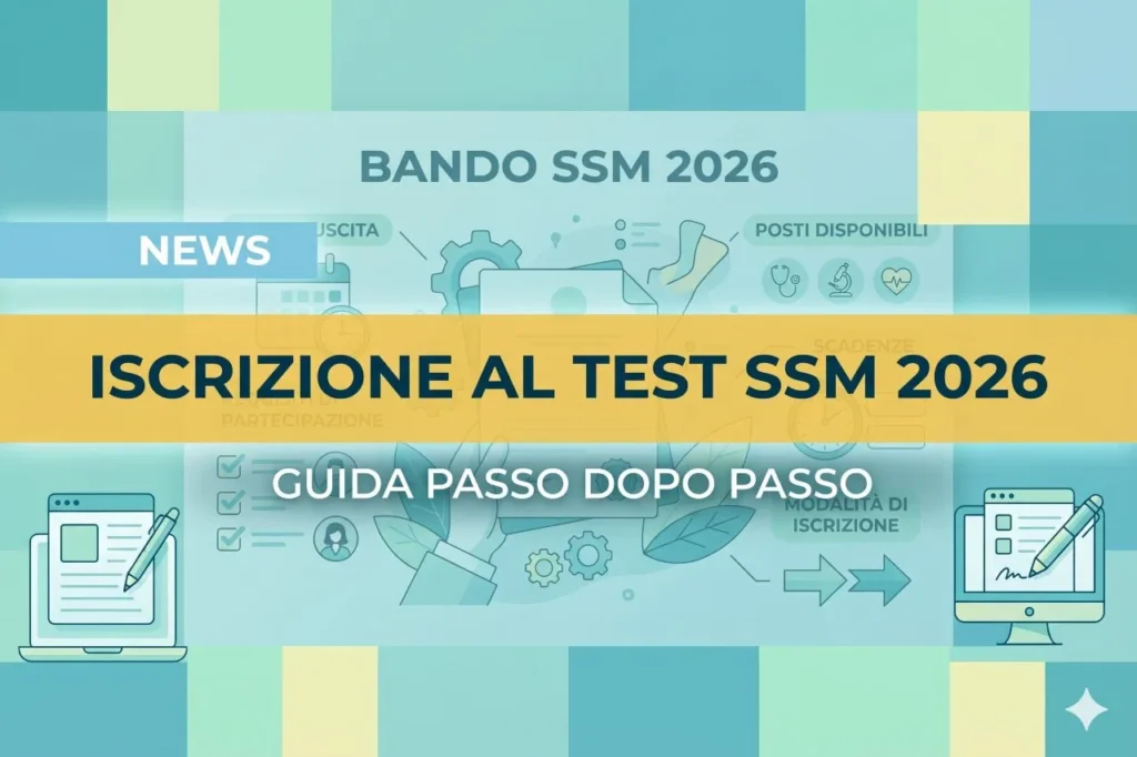 news iscrizione test ssm 2026